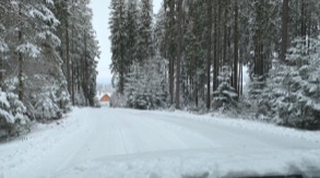 Lakeside Village in winter
