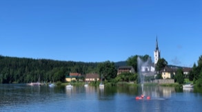 Frymburk at Lipno Lake