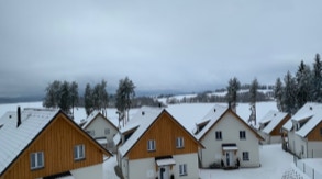 Lipno Lake at winter