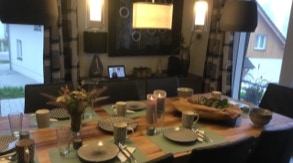 Living room with exclusive china