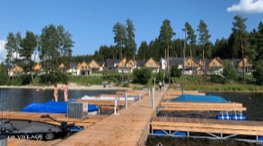 Molo dock at Lipno Lake